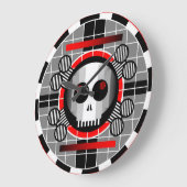 Horloge TV crâne (Angle)