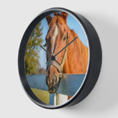 Horloge Twilight Rose | Cheval de course Pur-sang (Angle)