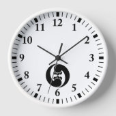 Horloge Two counterclockwise clove swirls (Recto)