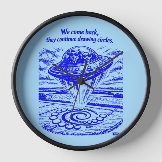 HORLOGE UFO PETS (Recto)
