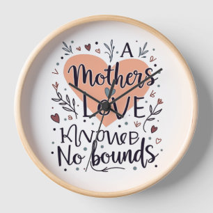 Horloge Un amour sans fin pour maman