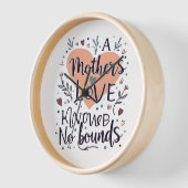 Horloge Un amour sans fin pour maman (Angle)