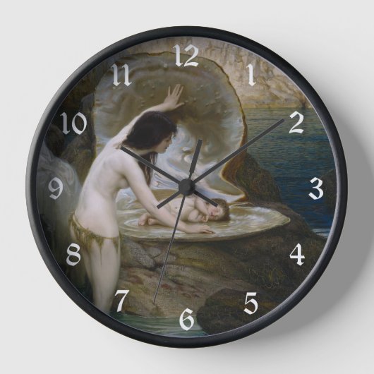 Horloge Un bébé aquatique retrouvé dans un coquillage par  (Recto)