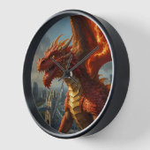 Horloge Un dragon gallois rouge terrorisait Londres (Angle)