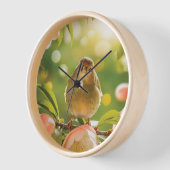 Horloge Un Petit Trésor Au Milieu Des Fleurs, (Angle)