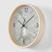 Horloge Un seul corail sur la plage (Angle)