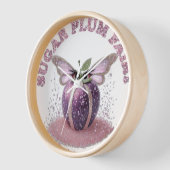 Horloge Une fée de prune de sucre (Angle)