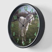 Horloge Une jeune chèvre (Angle)