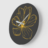 Horloge - Une petite fleur de printemps (Angle)