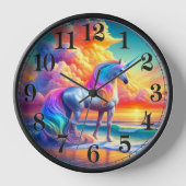 Horloge Unicorn Art (Recto)