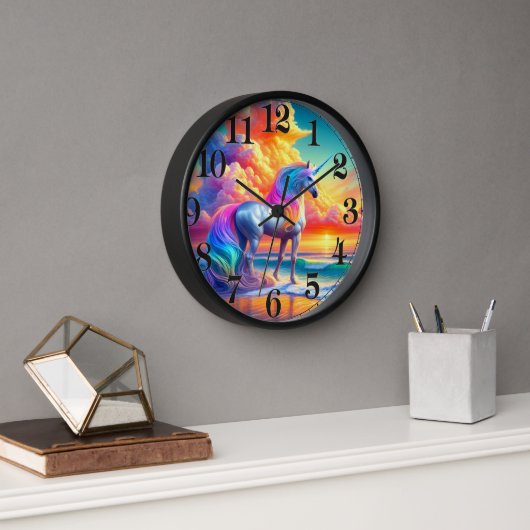 Horloge Unicorn Art (Bureau)