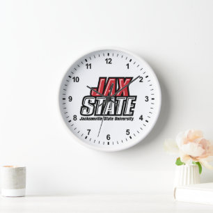 Horloge Université d'État de Jacksonville JAX STATE Logo