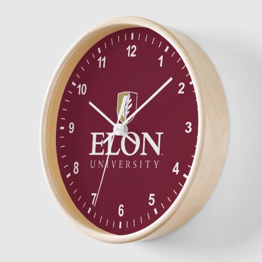 Horloge Université Elon (Angle)