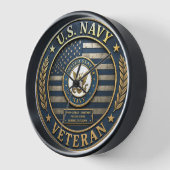 Horloge US Navy Veteran Honor Clock (Angle)