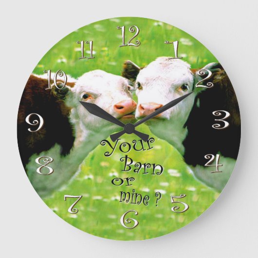 Horloge vache (Recto)