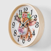 Horloge Vache de campagne (Angle)