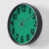 Horloge Vagues bleues (Angle)