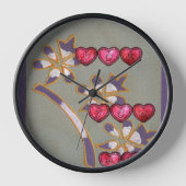 Horloge Valentine's retro For you me (Recto)