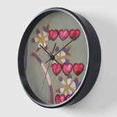 Horloge Valentine's retro For you me (Angle)