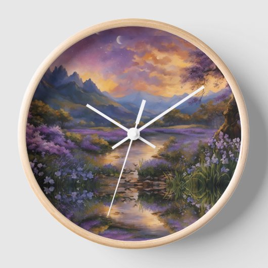 Horloge Vallée de la Lavender à Dawn (Recto)