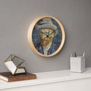 Horloge Van Gogh Autoportrait Gris Sens Casquette Peinture