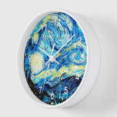 Horloge Van Gogh, Starry Night, (Angle)