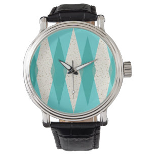 Horloge van het Leer Argyle van het midden van de