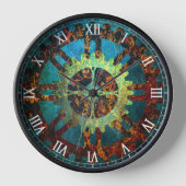 Horloge Verrou industriel de vapeur (Recto)