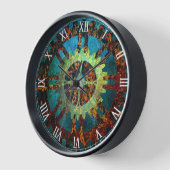 Horloge Verrou industriel de vapeur (Angle)