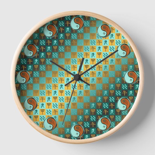 Horloge Verseau & Cheval de Bois (Recto)