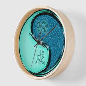 Horloge Verseau & Chien d'Eau (Angle)