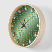 Horloge Verseau & Dragon de Bois (Angle)