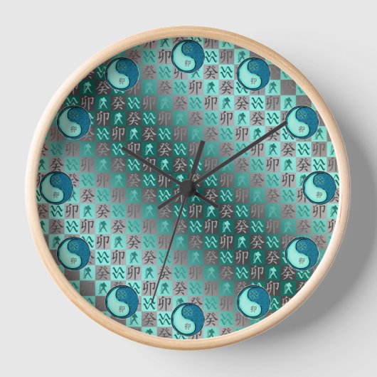 Horloge Verseau & Lapin d'eau (Recto)