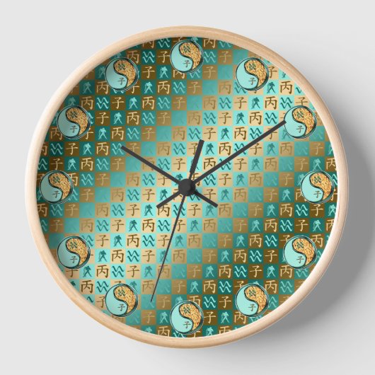 Horloge Verseau & Rat de Feu (Recto)