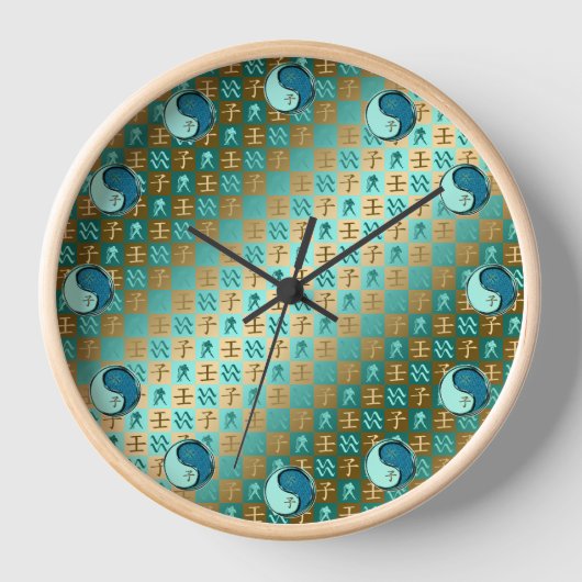 Horloge Verseau & Rat d'eau (Recto)