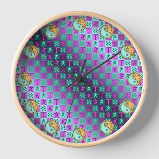 Horloge Verseau & Sanglier de Feu (Recto)