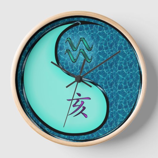 Horloge Verseau & Sanglier d'eau (Recto)