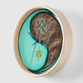 Horloge Verseau & Singe de Terre (Angle)