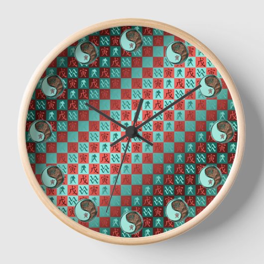 Horloge Verseau & Tigre de Terre (Recto)