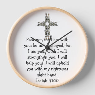 Horloge Versets de la Bible Citation Inspirationnelle Isaï