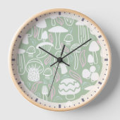 Horloge Vert champignons (Recto)