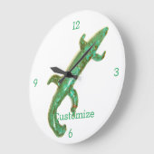 Horloge verte de lézard Thunder_Cove (Angle)