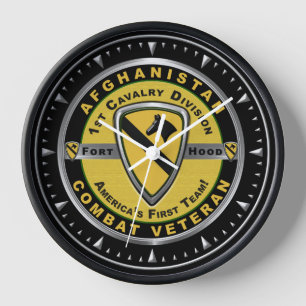 Horloge Vétéran de combat de la 1re division de cavalerie