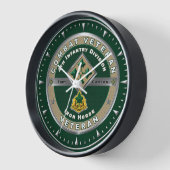 Horloge Vétéran de combat de la 4e division d'infanterie (Angle)