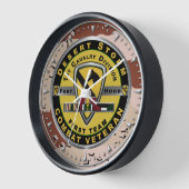 Horloge Vétéran de la 1ère division de cavalerie contre la (Angle)