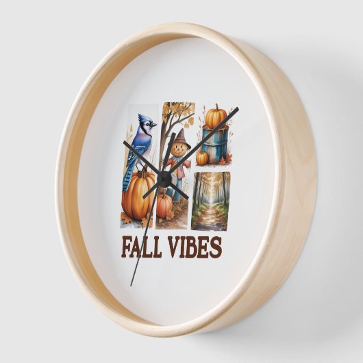 Horloge Vibes d'automne Vibes d'automne (Angle)
