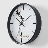 Horloge Vie Verticale - Escalade Rock Design Grand Clo (Angle)