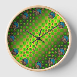 Horloge Vierge & Cheval d'eau