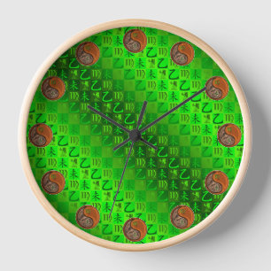 Horloge Vierge & Chèvre de Bois
