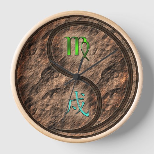 Horloge Vierge & Chien de Terre (Recto)